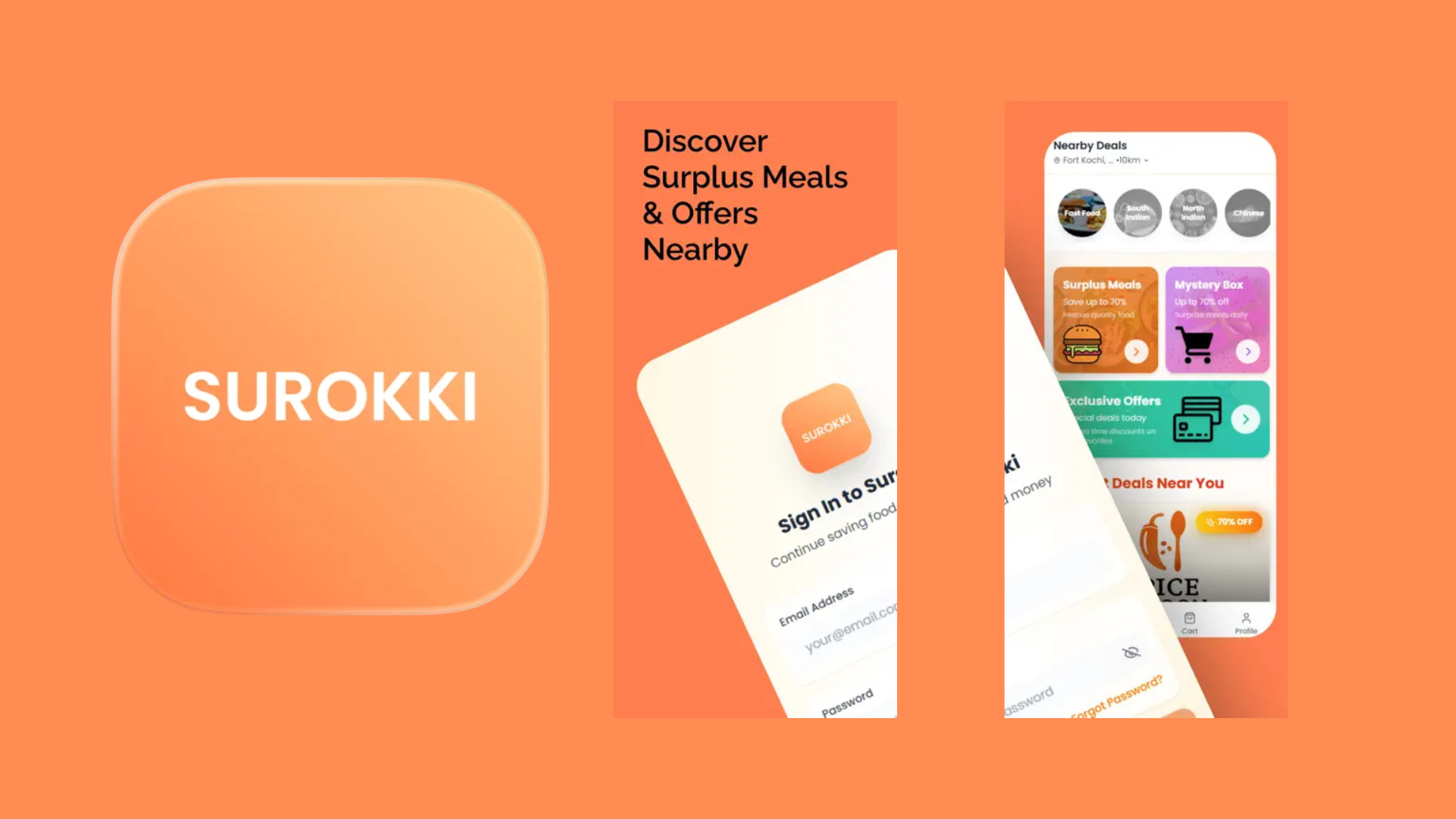 Surokki: Surplus Food Platform screenshot 1