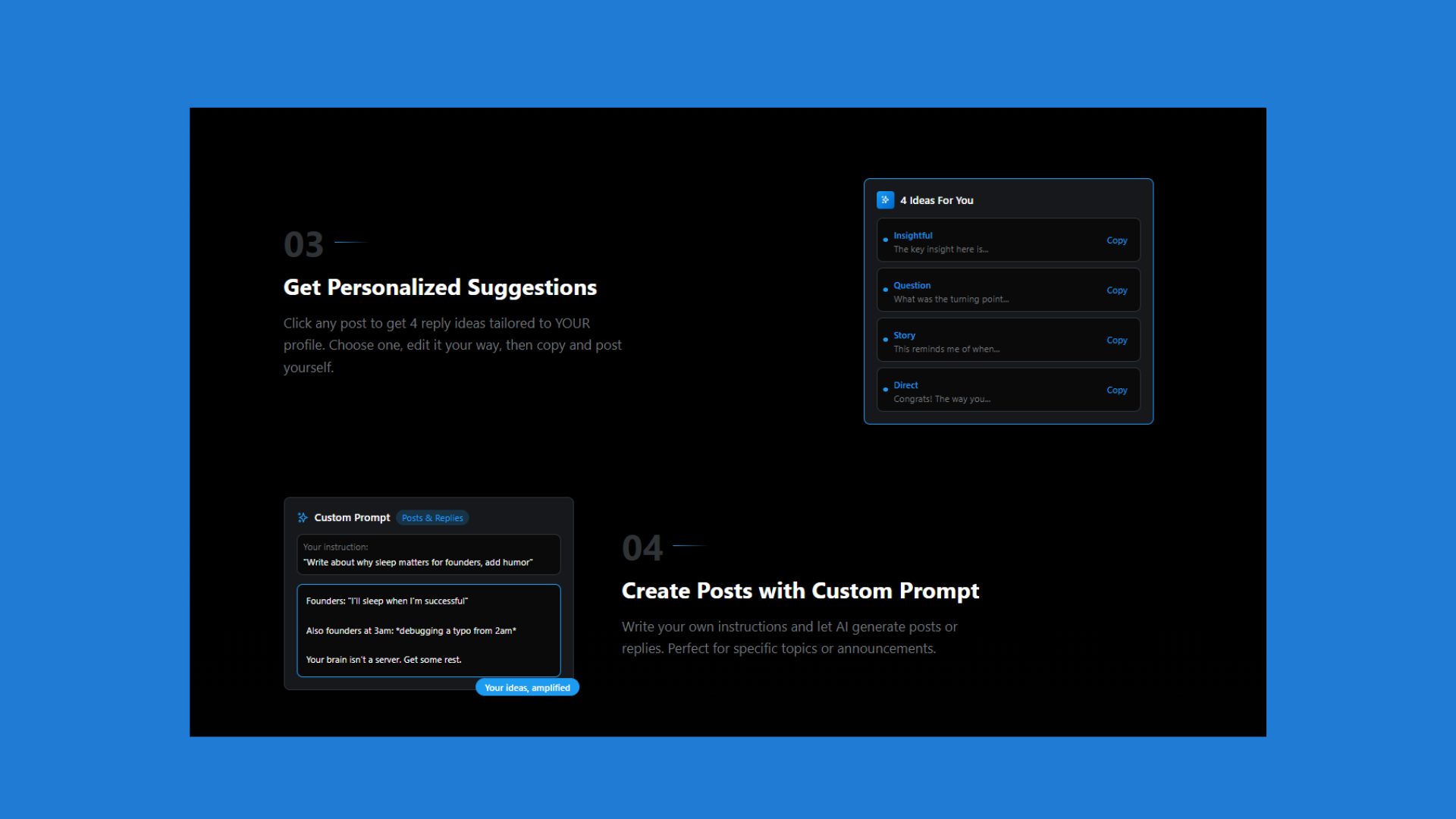 xEngageAI: The AI Growth Co-Pilot for Content Creators screenshot 3