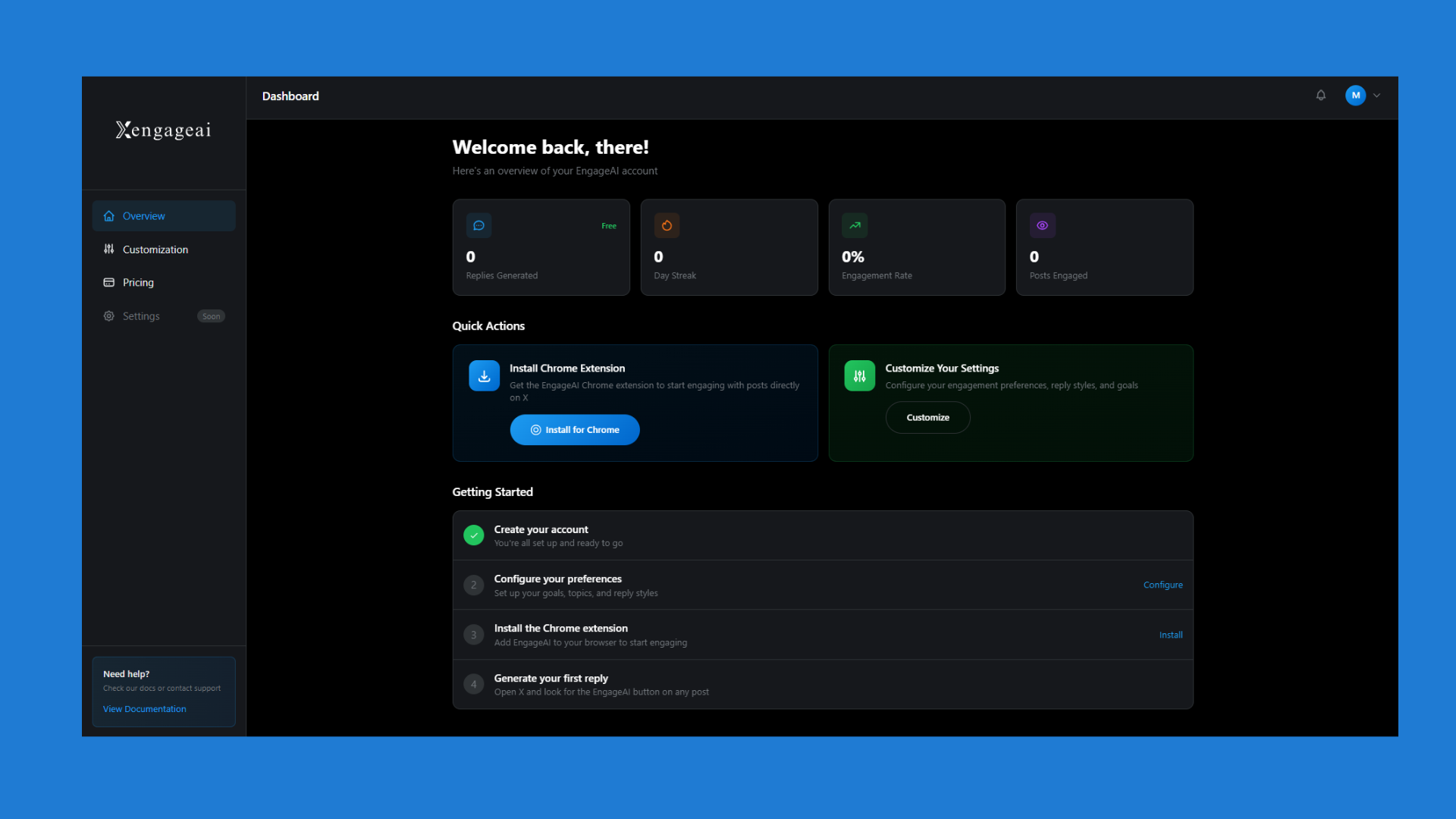 xEngageAI: The AI Growth Co-Pilot for Content Creators screenshot 4