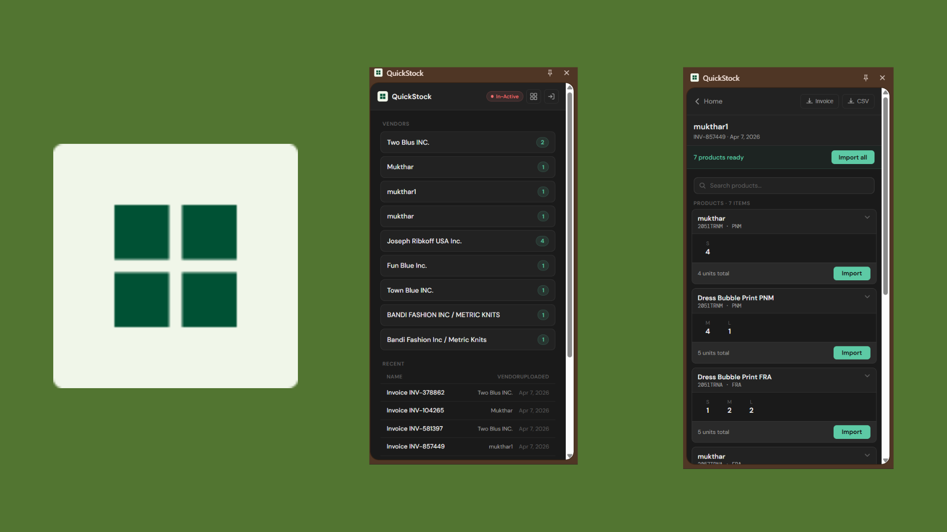 Quickstock.ai screenshot 1