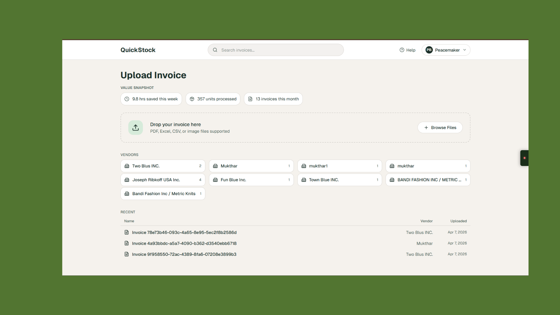 Quickstock.ai screenshot 2